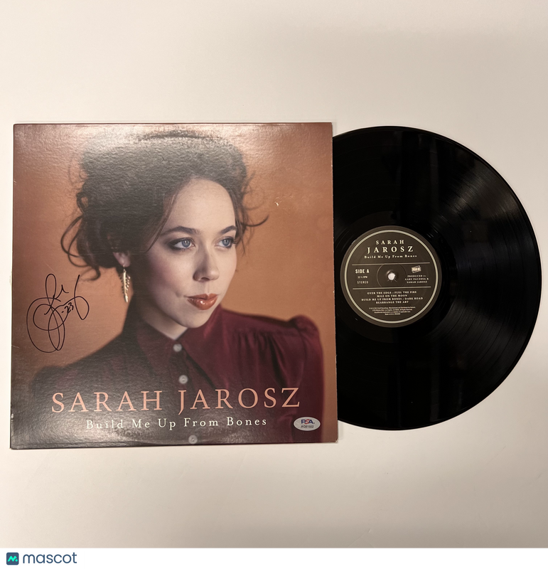 Sarah Jarosz Signed Build Me Up From Bones Vinyl Album PSA Autographed