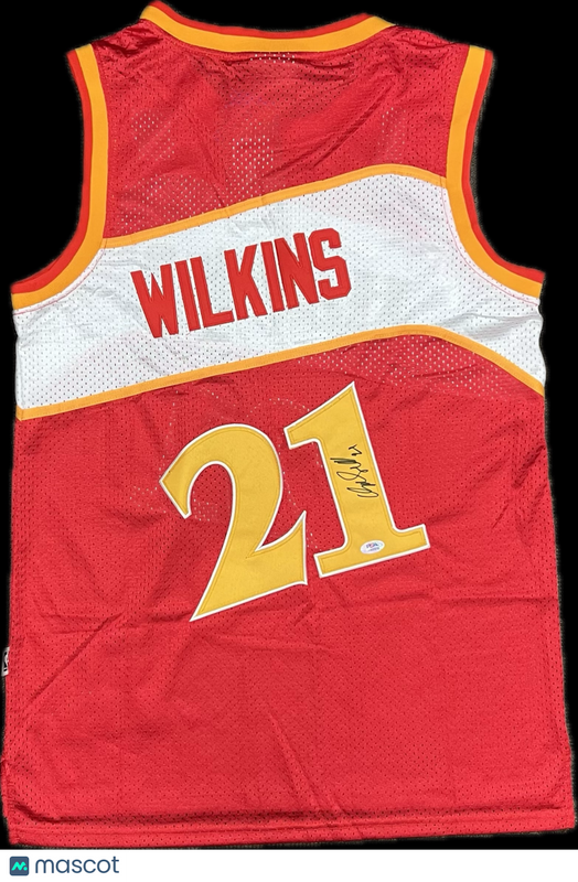 Dominique Wilkins Signed Atlanta Hawks Jersey PSA Autographed