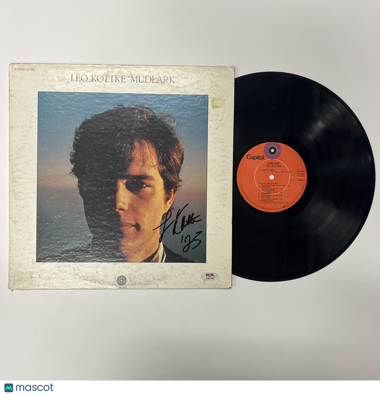 Leo Kottke Signed Mudlark Vinyl Album PSA Autographed