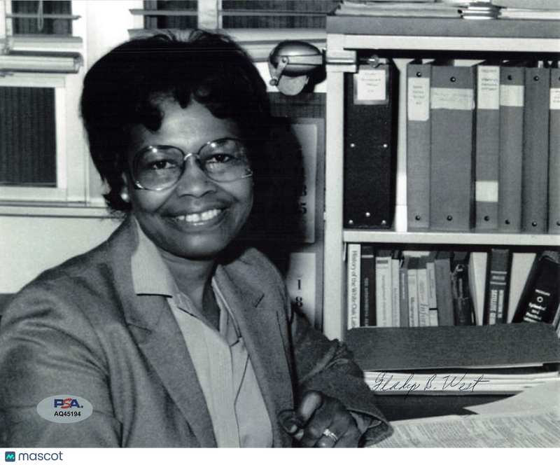 Gladys West Signed 8x10 Photo PSA Autographed