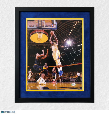 Festus Ezeli Golden State Warriors Signed 11x14 Custom Framed Photo PSA