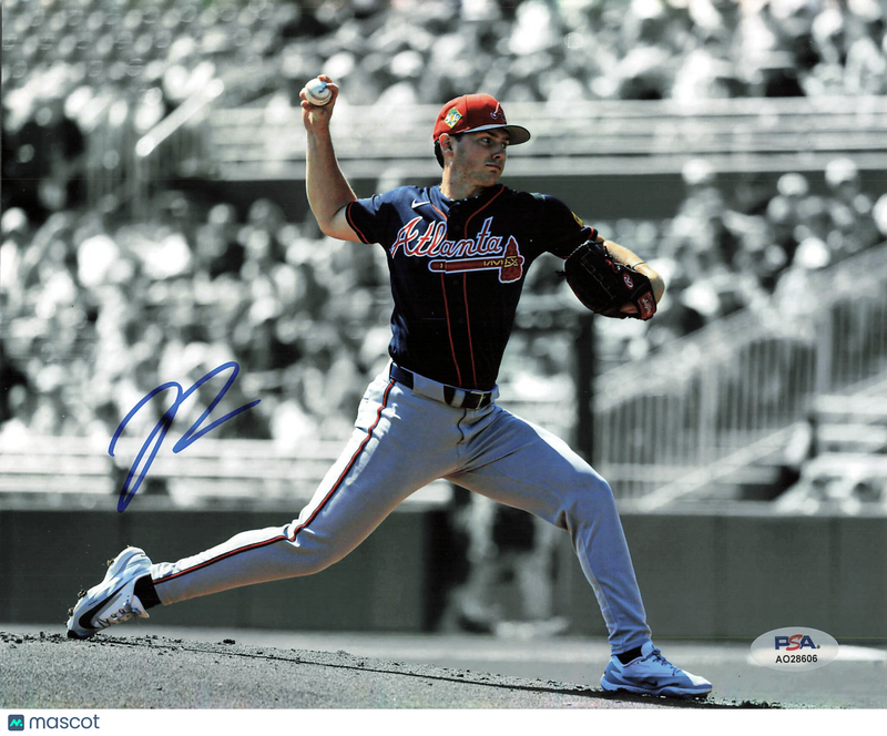 JR Ritchie Atlanta Braves Signed 8x10 Photo PSA Auth