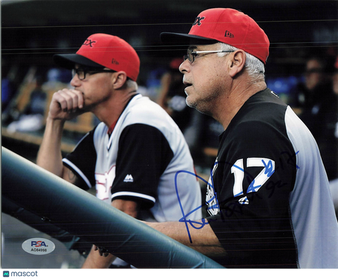 Rick Renteria Chicago White Sox Signed 8x10 Photo PSA