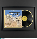 Ian Gillan,Roger Glover,Ian Paice Signed Deep Purple Custom Framed Vinyl  PSA