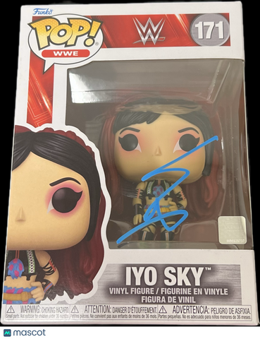 Iyo Sky Signed Funko Pop JSA WWE Autographed