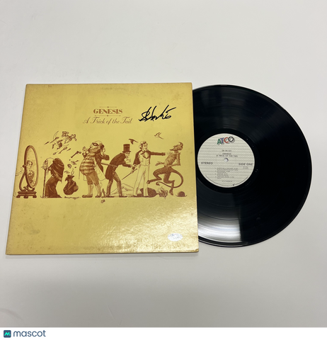 Steve Hackett Signed A Trick of the Tail Vinyl Album PSA Auto Genesis