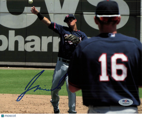 Jose Miranda Minnesota Twins Signed 8x10 Photo PSA