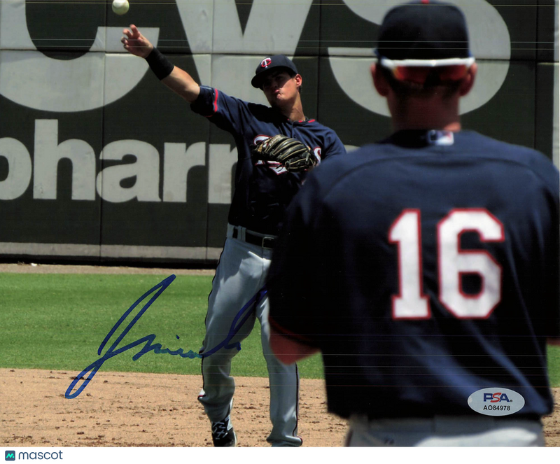 Jose Miranda Minnesota Twins Signed 8x10 Photo PSA