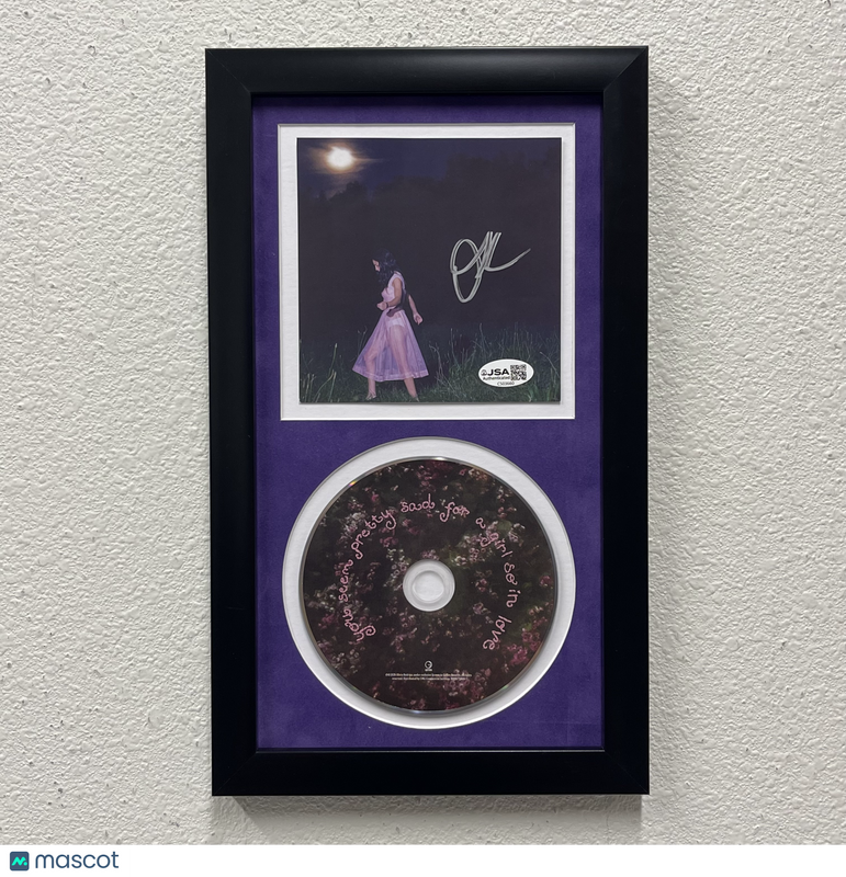 Olivia Rodrigo Signed You Seem Pretty Sad for a Girl So in Love Framed CD JSA
