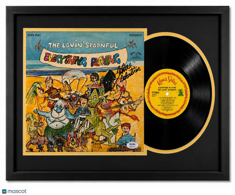 John Sebastian Signed Everything Playing Custom Framed Vinyl PSA