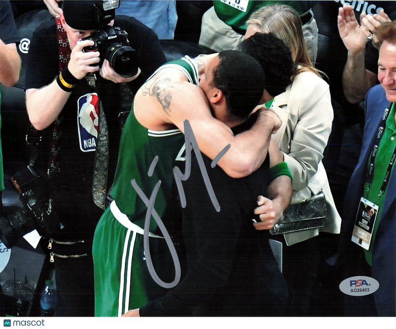 Joe Mazzulla Boston Celtics Signed Basketball 8x10 Photo PSA Auth