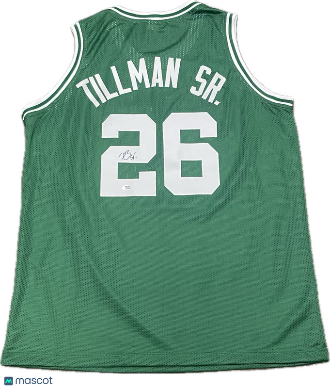Xavier Tillman Sr. Signed Jersey PSA Boston Celtics Autographed