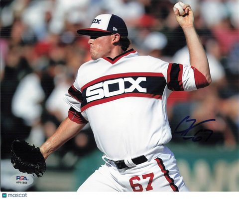 Caleb Frare Chicago White Sox Signed 8x10 Photo PSA