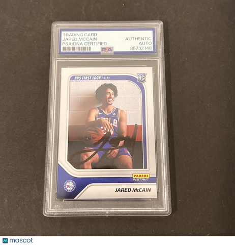 Jared Mccain 2024-25 Panini Instant#RPS-15 Signed Card PSA Autographed