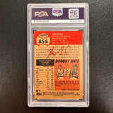 1989 Topps #855 Max Fried Signed Card Auto PSA Slabbed Yankees