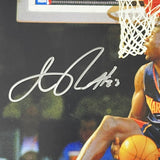Jason Richardson Golden State Warriors Signed Basketball 11x14 Photo BAS
