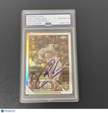 2023 Topps Chrome#USC40 Jose Caballero Signed Card Auto 10 PSA Slabbed Mariners