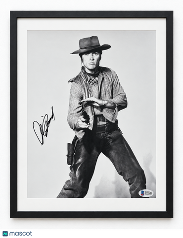 Clint Eastwood Signed Rawhide Framed Photo BAS Auth 20x24"
