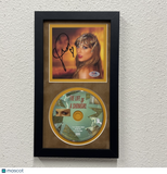 Taylor Swift signed The Life of a Showgirl Framed Display CD Album PSA Auto