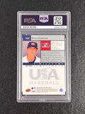 2009 Upper Deck Baseball Series 2 #USAB-KG Kyle Gibson Signed Card Auto PSA Slab