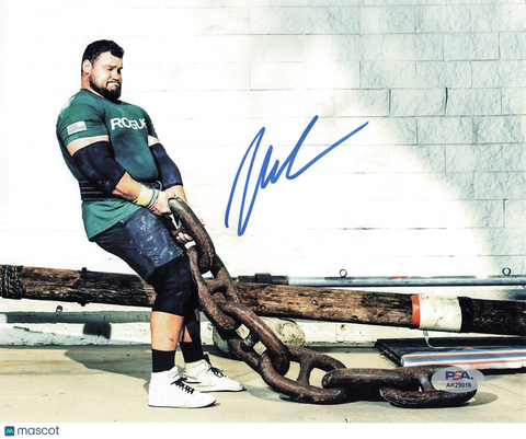 Martins Licis Signed World's Strongest Man Strength Athletics 8x10 Photo PSA