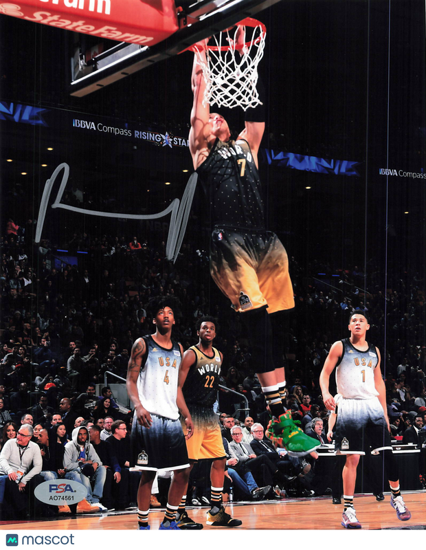 Dwight Powell Signed 8x10 Photo PSA Dallas Mavericks