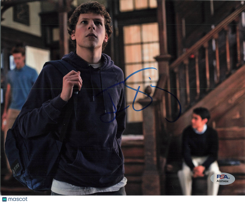 Jesse Eisenberg Signed 8x10 Photo PSA Autographed
