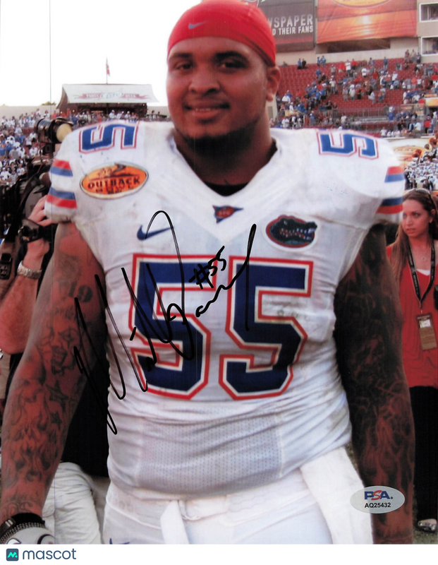 Mike Pouncey Signed Florida Gators Football 8x10 Photo PSA Autographed