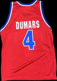 Joe Dumars Signed Jersey PSA Detroit Pistons Autographed