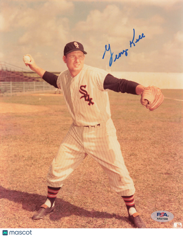 George Kell Chicago White Sox Signed 8x10 Photo PSA