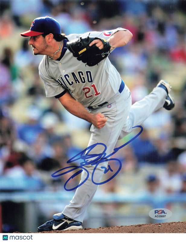 Jason Marquis Chicago Cubs Signed 8x10 Photo PSA