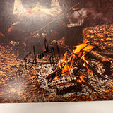 Martin Barre Signed Songs from the Wood Custom Framed Vinyl Album PSA