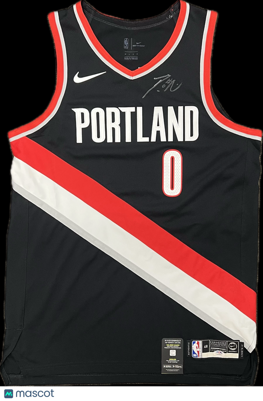 Damian Lillard Signed Jersey PSA Portland Trail Blazers Autographed