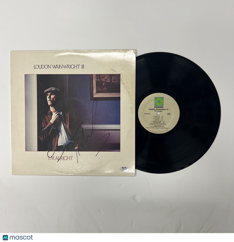 Loudon Wainwright Signed I'm Alright Vinyl Album PSA Autographed