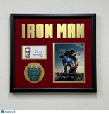 Robert Downey Jr. Signed Custom Framed Iron Man Photo PSA Auth