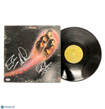 Ian Gillan, Roger Glover & Ian Paice Signed Fire Ball Vinyl PSA Album Auth