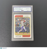2023 Topps Heritage#165 Christian Walker Signed Card Auto 10 PSA Slabbed Arizona