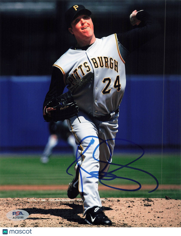 Tom Gorzelanny Pittsburgh Pirates Signed 8x10 Photo PSA