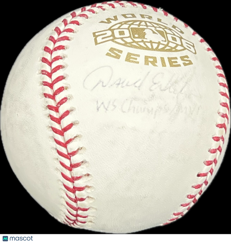 David Eckstein Signed MLB Baseball PSA St. Louis Cardinals