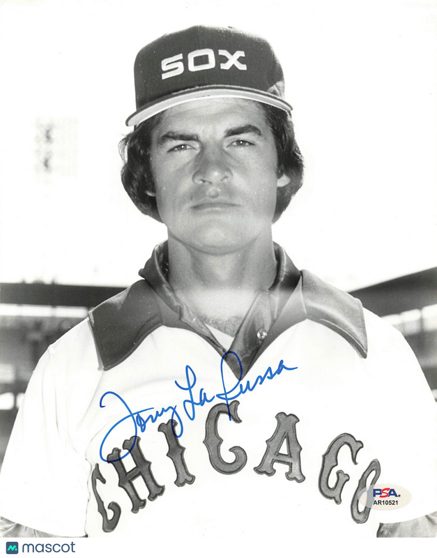 Tony La Russa Chicago White Sox Signed 8x10 Photo PSA