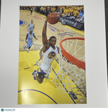 Harrison Barnes Golden State Warriors Signed Basketball 20x30 Photo PSA