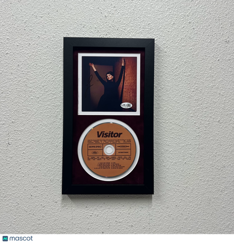 Sienna Spiro Signed Visitor Framed Display CD Insert JSA Autographed