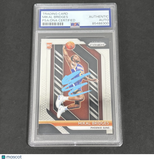 2018-19 Panini Prizm #289 Mikal Bridges RC signed card PSA