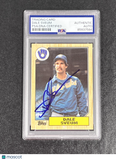 1987 Topps #327 Dale Sveum Signed Card Auto PSA Slabbed Milwaukee Brewers