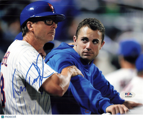 Tim Teufel New York Mets Signed 8x10 Photo PSA