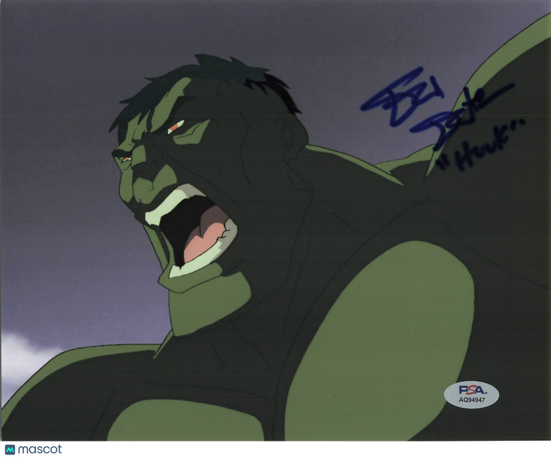 Fred Tatasciore signed 8x10 Photo Hulk PSA Autographed