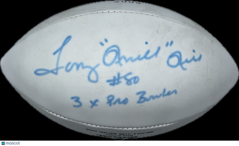 Tony Hill Dallas Cowboys Signed Football JSA Autographed