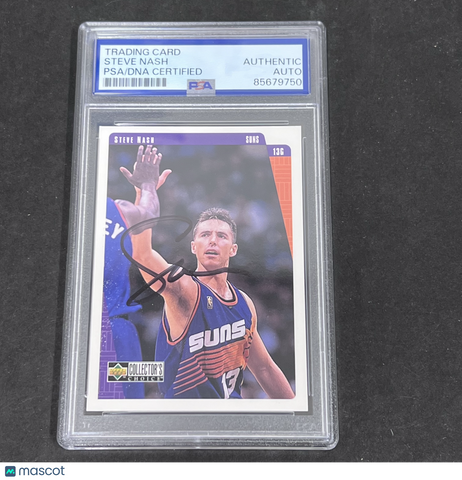 1997 Steve Nash Upper Deck #113 Signed Card PSA Auto Auth Autographed