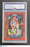 2022-23 Panini Prizm#187 Dwight Powell Signed Card PSA Auto 10 Slabbed Mavericks