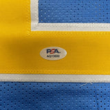 Lonzo Ball Signed Jersey PSA UCLA Bruins Autographed